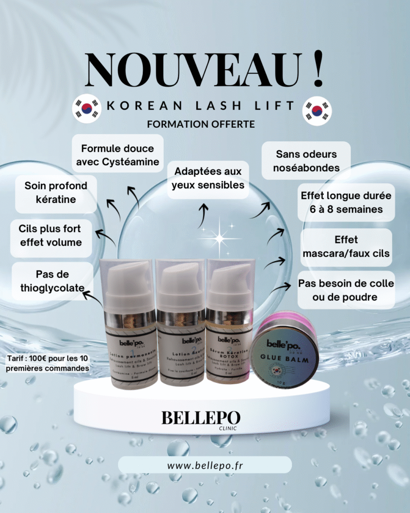 kit lash lift brow lift coréen